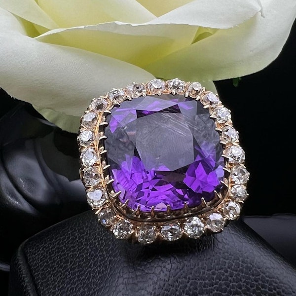 Rare Russian Amethyst Ring SOLD - image 1