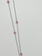 Beautiful pink sapphire necklace - image 3