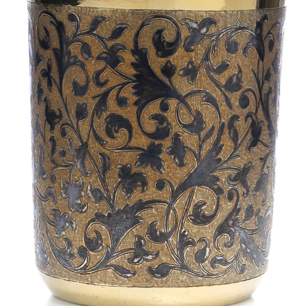 Russian Sliver Guild Niello Cup, Moscow 1844 - image 4