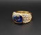 4ct Blue Sapphire&Diamonds Ring - image 3