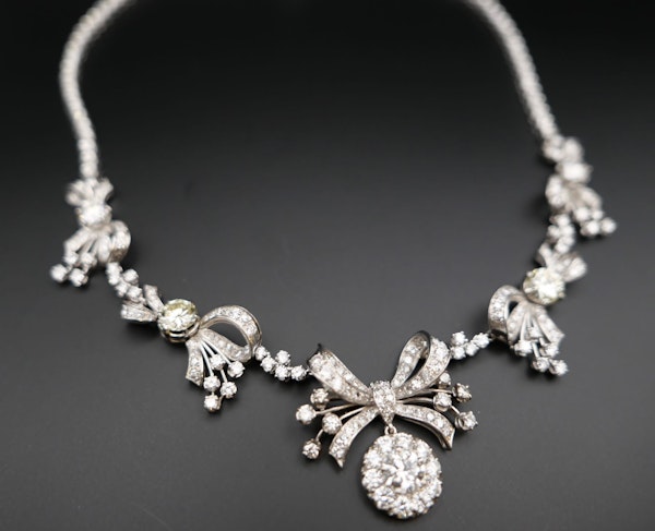 Beautiful Vintage Diamond Necklace - image 3