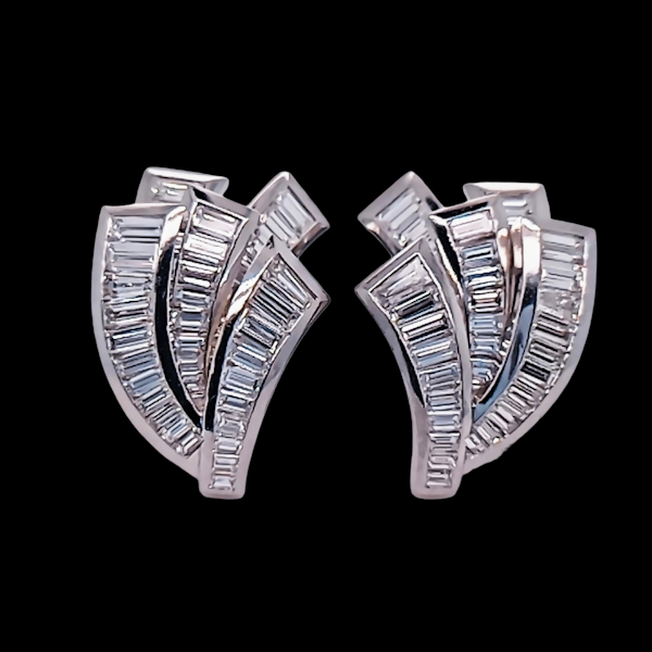 Diamond Earrings. - image 1