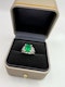 Colombian Emerald&Diomond Ring - image 2