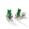 Art Deco Jade, Ruby, Diamond And Platinum Phoenix Earrings, Circa 1920 - image 2