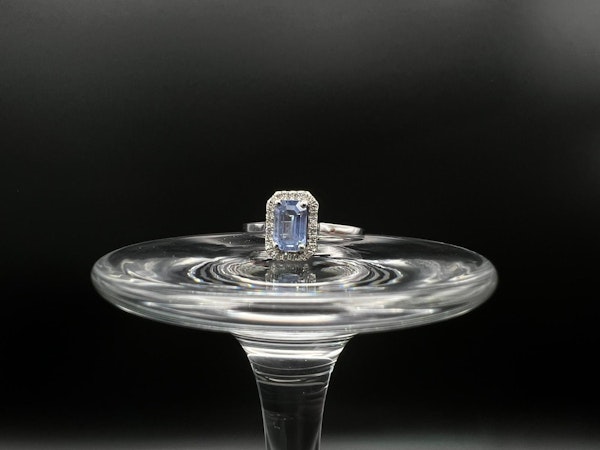 Beautiful Blue Sapphire&Diamond Ring SOLD - image 1