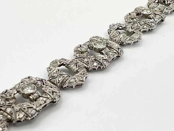 Rare Art Deco Diamond Bracelet SOLD - image 2