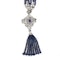 Modern Sapphire, Diamond And Platinum Tassel Pendant Necklace - image 5