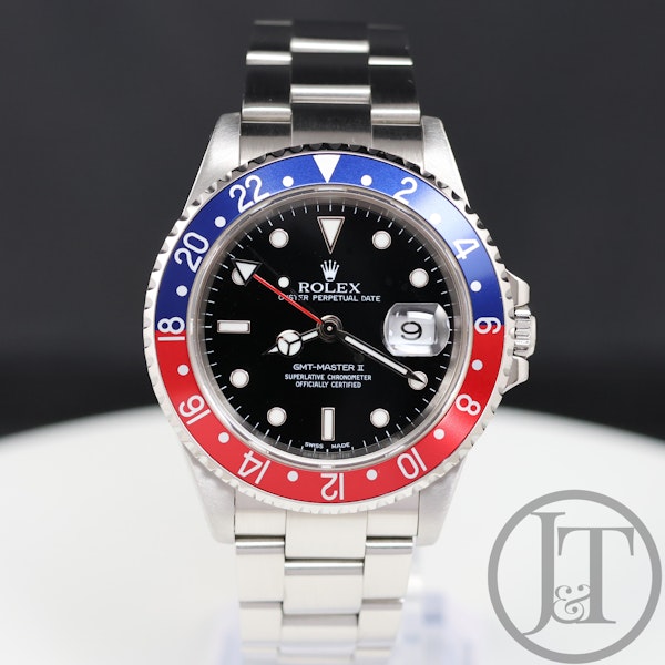 Rolex GMT master II 16710 Pepsi Oyster Pre Owned 2000 - image 1