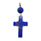 Antique lapis lazuli and diamond Cross pendant SKU: 6135 DBGEMS - image 1