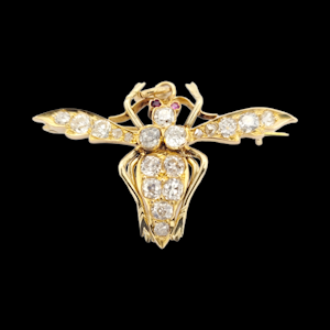 Antique diamond bug brooch/pendant SKU: 6144 DBGEMS
