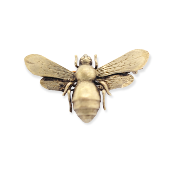 Antique gold bee brooch SKU: 6152 DBGEMS - image 2