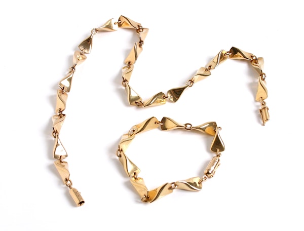 Georg Jensen 18k gold Butterfly bracelet - image 3