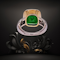 Green Tourmaline and Diamond Ring. - image 3