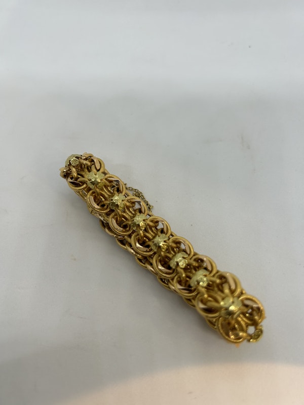 Antique French 18ct gold bracelet at Deco&Vintage Ltd - image 5