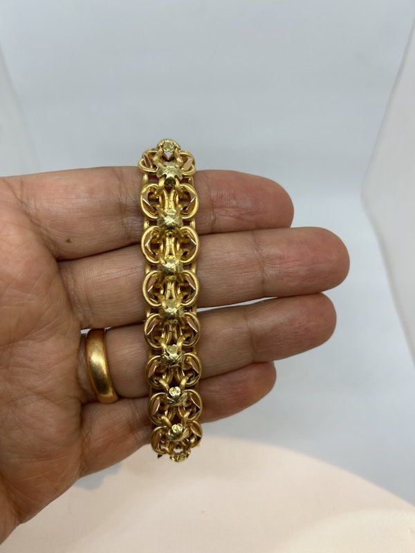 Antique French 18ct gold bracelet at Deco&Vintage Ltd - image 1