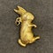 Charm (rabbit) in 9ct Gold date circa 1960, Lilly's Attic since 2001 - image 2