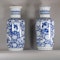 Pair of Chinese blue and white rouleau vases, Kangxi (1662-1722) - image 8