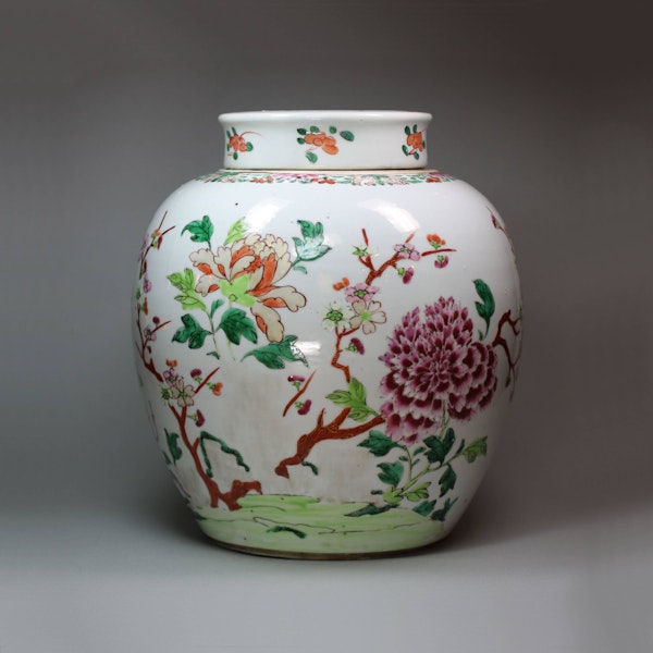 Chinese famille rose ginger jar and cover, Qianlong (1736-95) - image 6