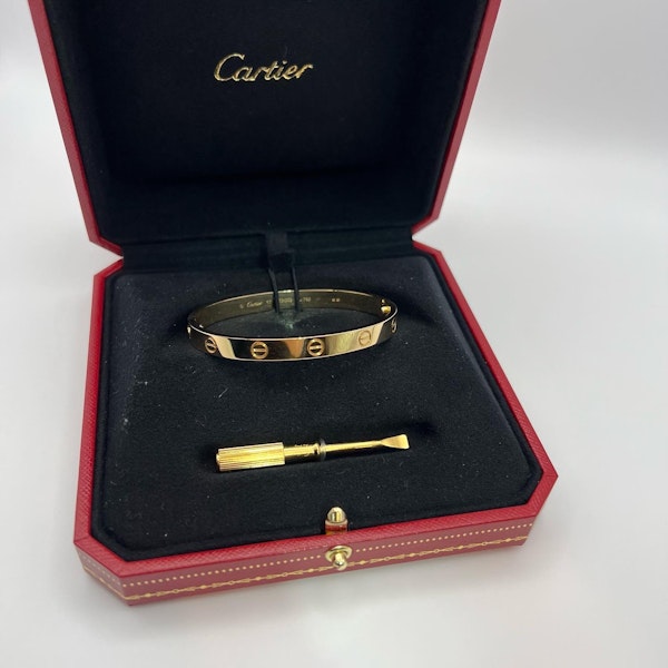 Cartier Love Bracelet In Yellow Gold SOLD - image 4