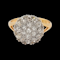 Antique diamond cluster ring SKU: 6196 DBGEMS - image 2