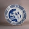 Chinese blue and white plate, Kangxi (1662-1722) - image 1