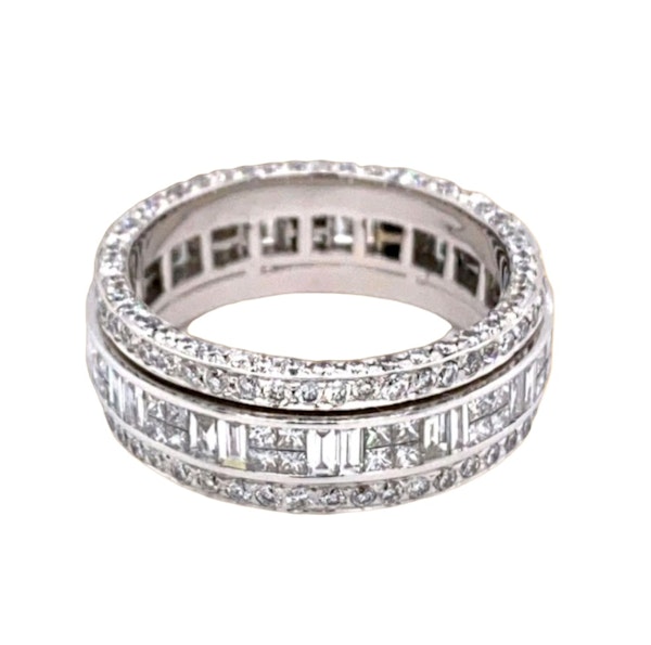 Diamond Eternity Spinning Ring. - image 2