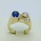 70'S Sapphire and Diamond Ring - image 5