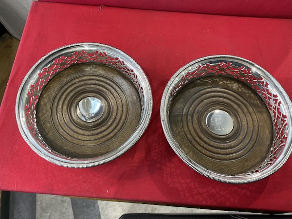 A Pair of Silver Coasters - image 5