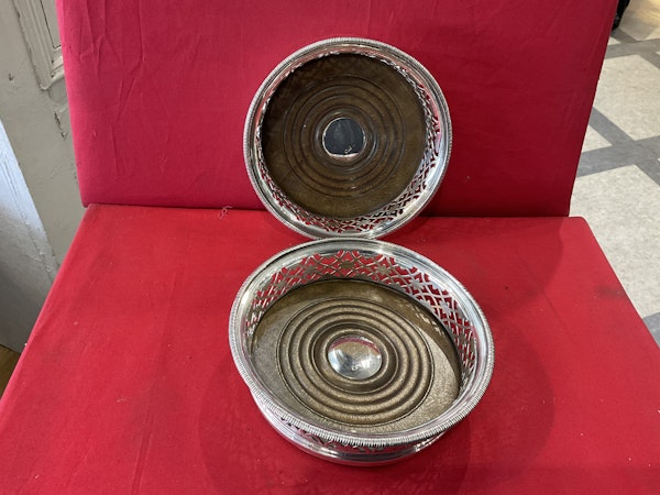 A Pair of Silver Coasters - image 3