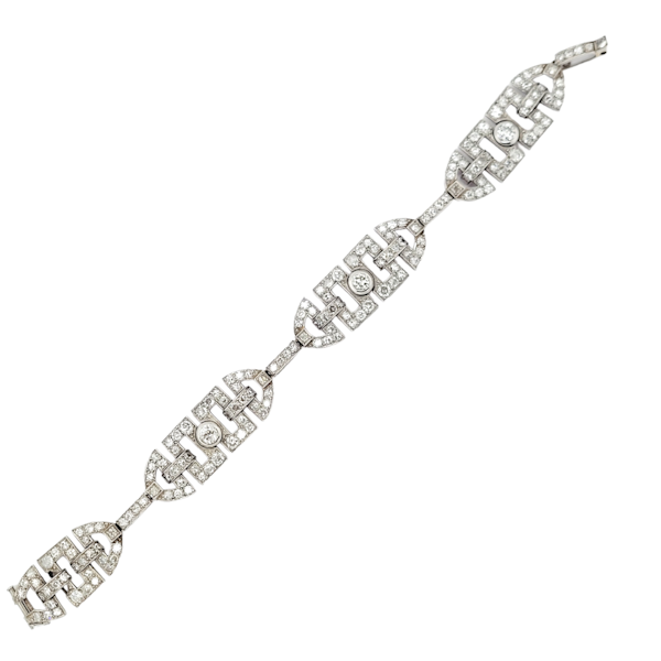 Art deco diamond bracelet SKU: 5541 DBGEMS - image 2
