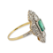 Art deco emerald and diamond dress ring  SKU: 6236 DBGEMS - image 4