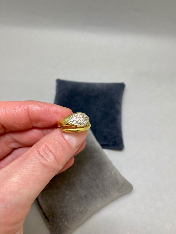 Snake Diamond Ring in 18ct Gold date circa 1970, Lilly's Attic since 2001 - image 4