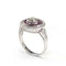 Ruby, Diamond And Platinum Cluster Ring, 0.93ct - image 2