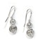 Two Stone Diamond And Platinum Earrings, 3.47ct - image 2