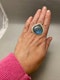 Labradorite Ring in Silver date circa 1980, Lilly's Attic since 2001 - image 2