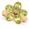 A Peridot cluster ring - image 1