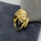 Ruby Sapphire Lion Ring in 18ct Gold dated London 1970, Lilly's Attic since 2001 - image 1