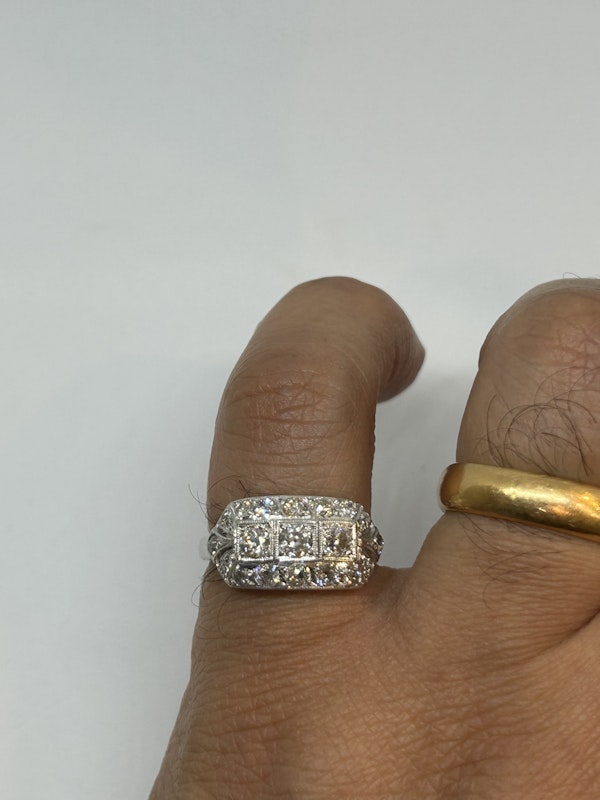 18ct white gold diamond ring at Deco&Vintage Ltd - image 2