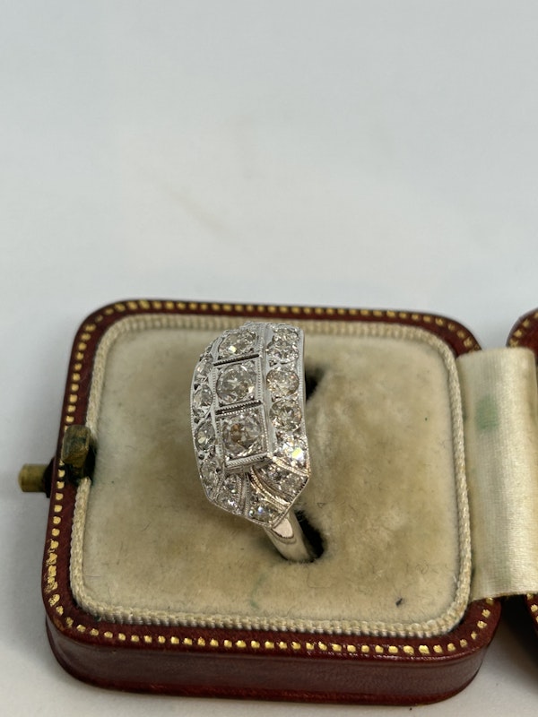 18ct white gold diamond ring at Deco&Vintage Ltd - image 1