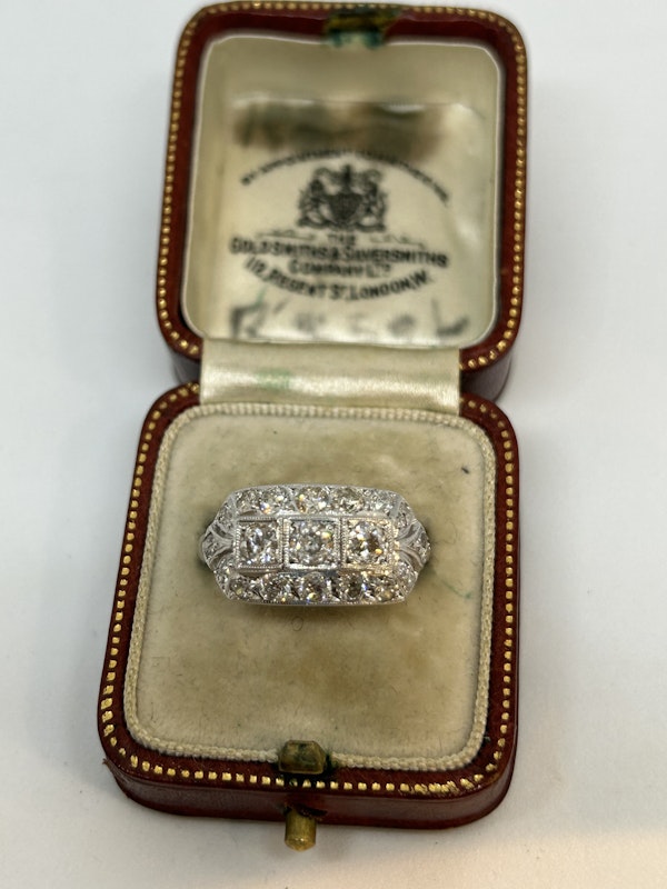 18ct white gold diamond ring at Deco&Vintage Ltd - image 3