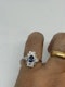 Sapphire diamond ring at Deco&Vintage Ltd - image 3