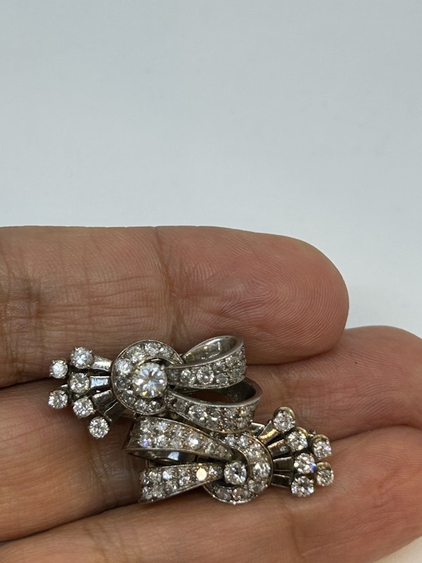 French Double clip diamond - image 3
