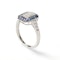 Sapphire, Diamond And Platinum Cluster Ring, 1.01ct - image 4