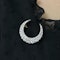 Antique Diamond And Silver Upon Gold Crescent Brooch, 4.00ct, Circa 1880 - image 2