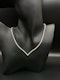 V Shape Diamond Tennis Necklace 6.06 crt - image 2