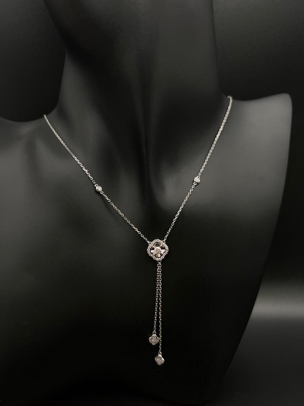 White Gold&Diamond Necklace SOLD - image 1