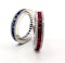 Pretty Ruby&Diamond  Eternity Ring - image 3
