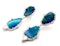 Stunning Opal&Diamond Earrings SOLD - image 1