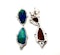 Stunning Opal&Diamond Earrings SOLD - image 3