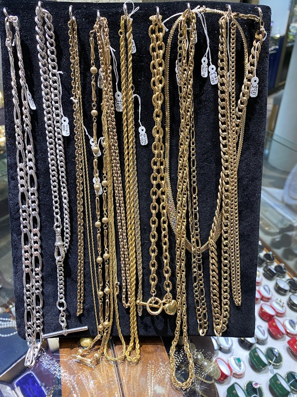 Selection of Gold and Silver Vintage Chains, Lilly's Attic since 2001 - image 1